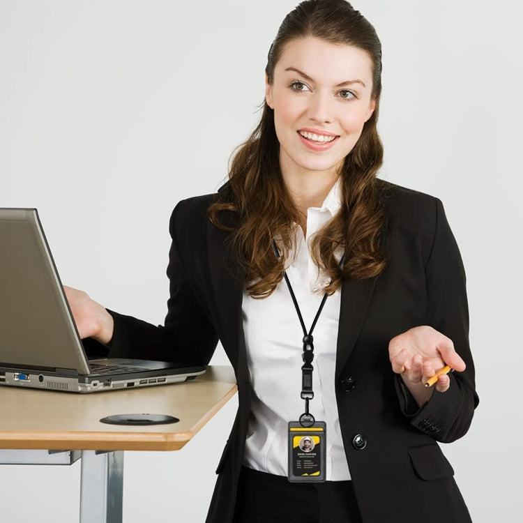 مشبك حبل تعريف شارة متين للطلاب والمعلمين والأطباء