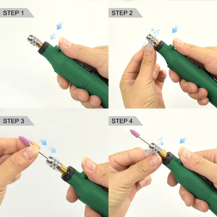 Mini Electric Grinder Micro Grinding Pen DIY Small Carving Tools, EU Plug Red, EU Plug Green, EU Plug Gray