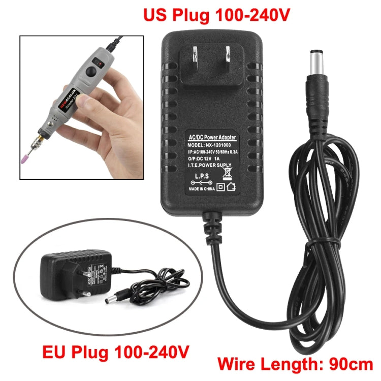 Mini Electric Grinder Micro Grinding Pen DIY Small Carving Tools, EU Plug Red, EU Plug Green, EU Plug Gray