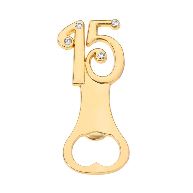 Digital Shape Wedding Party Manual Bottle Opener Beer Drinks Driver, 12, 15, 16, 18, 20, 21, 30, 35, 40, 45, 50, 55, 60, 65, 70, 75, 80, 90