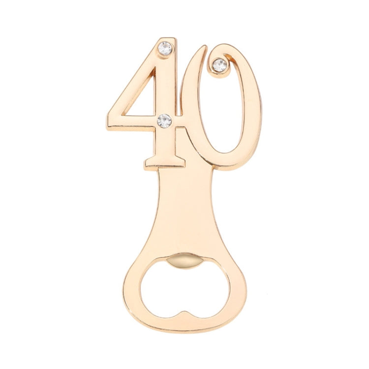 Digital Shape Wedding Party Manual Bottle Opener Beer Drinks Driver, 12, 15, 16, 18, 20, 21, 30, 35, 40, 45, 50, 55, 60, 65, 70, 75, 80, 90