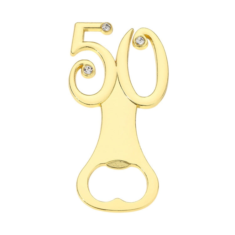 Digital Shape Wedding Party Manual Bottle Opener Beer Drinks Driver, 12, 15, 16, 18, 20, 21, 30, 35, 40, 45, 50, 55, 60, 65, 70, 75, 80, 90
