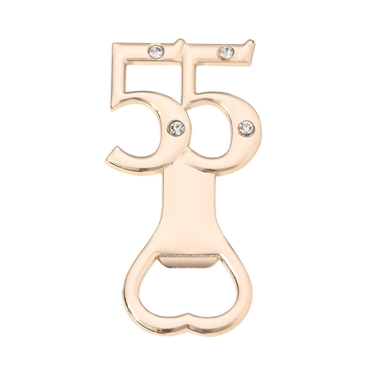Digital Shape Wedding Party Manual Bottle Opener Beer Drinks Driver, 12, 15, 16, 18, 20, 21, 30, 35, 40, 45, 50, 55, 60, 65, 70, 75, 80, 90