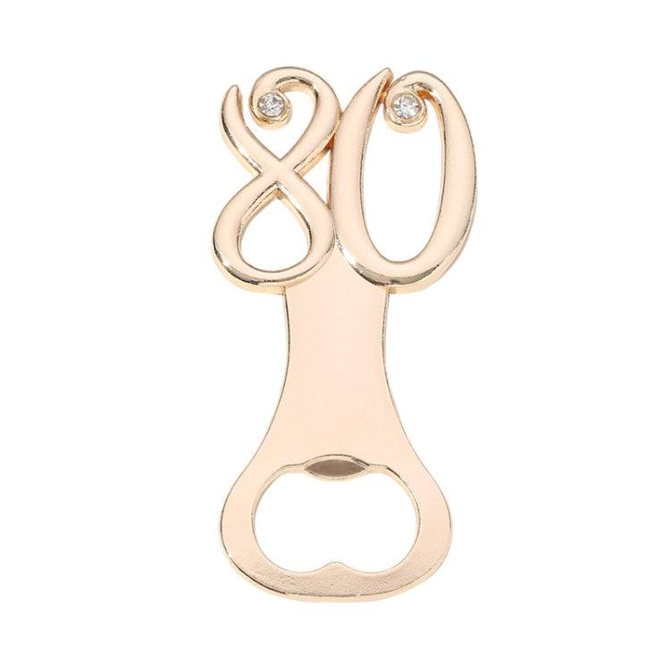 Digital Shape Wedding Party Manual Bottle Opener Beer Drinks Driver, 12, 15, 16, 18, 20, 21, 30, 35, 40, 45, 50, 55, 60, 65, 70, 75, 80, 90