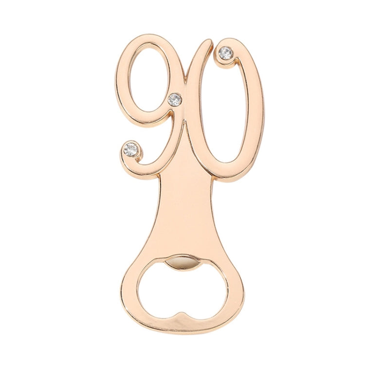 Digital Shape Wedding Party Manual Bottle Opener Beer Drinks Driver, 12, 15, 16, 18, 20, 21, 30, 35, 40, 45, 50, 55, 60, 65, 70, 75, 80, 90