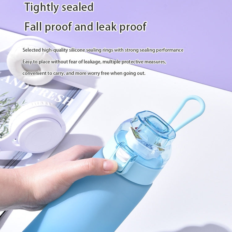 700ml Sports Water Bottle Tritan BPA Free Fruit Scent Water Cup With 8 Fragrance Rings