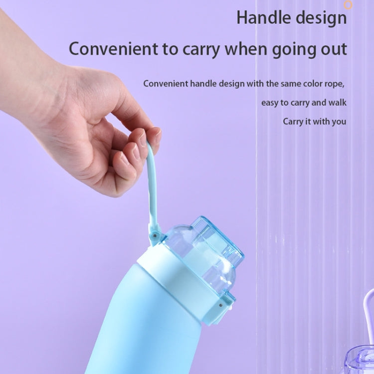 700ml Sports Water Bottle Tritan BPA Free Fruit Scent Water Cup With 8 Fragrance Rings