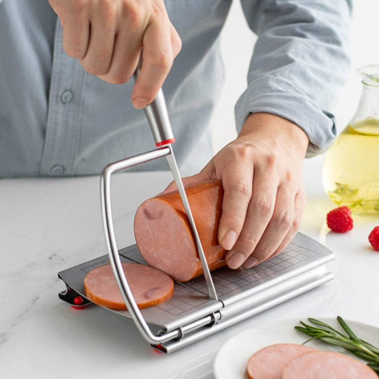 Stainless Steel Scale Cheese Slicer Kitchen Tools Bread Divider
