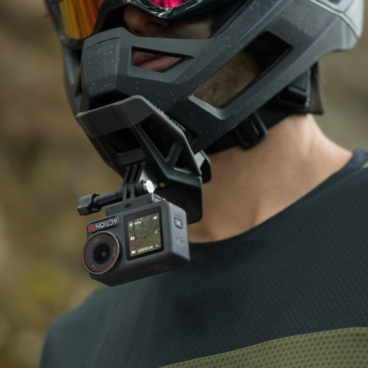 Original DJI Osmo Helmet Chin Mount Clip For Action 5 Pro / Action 4 / Action 3 / Action 2, Helmet Chin Mount Clip