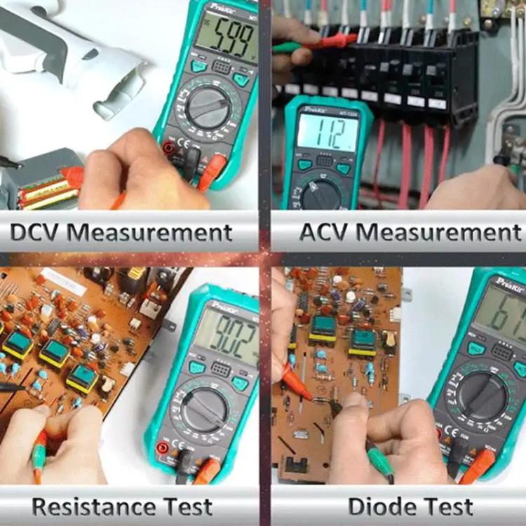 3-1/2 Burn-Proof Digital Intelligent Multimeter