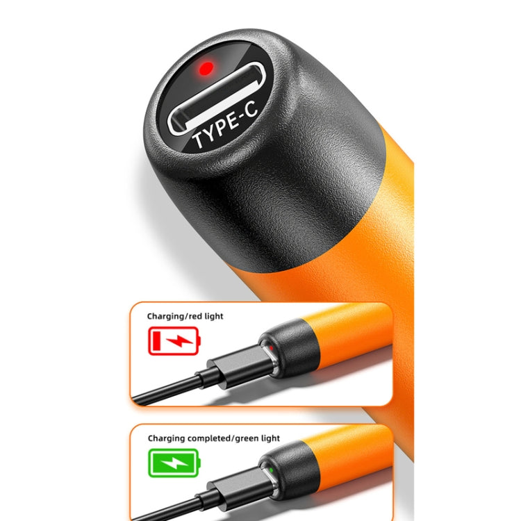 USB Digital Display Charging Soldering Iron Set 5-speed Temperature Adjustable, Standard Edition Gray, Standard Edition Orange, 3 Heads Gray