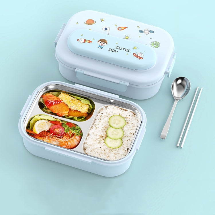 316 Stainless Steel Insulated Lunch Box Children Portable Compartment Lunch Case, Light Green 2 Grids, Light Green 3 Grids, Blue 2 Grids, Blue 3 Grids, Light Yellow 2 Grids, Light Yellow 3 Grids