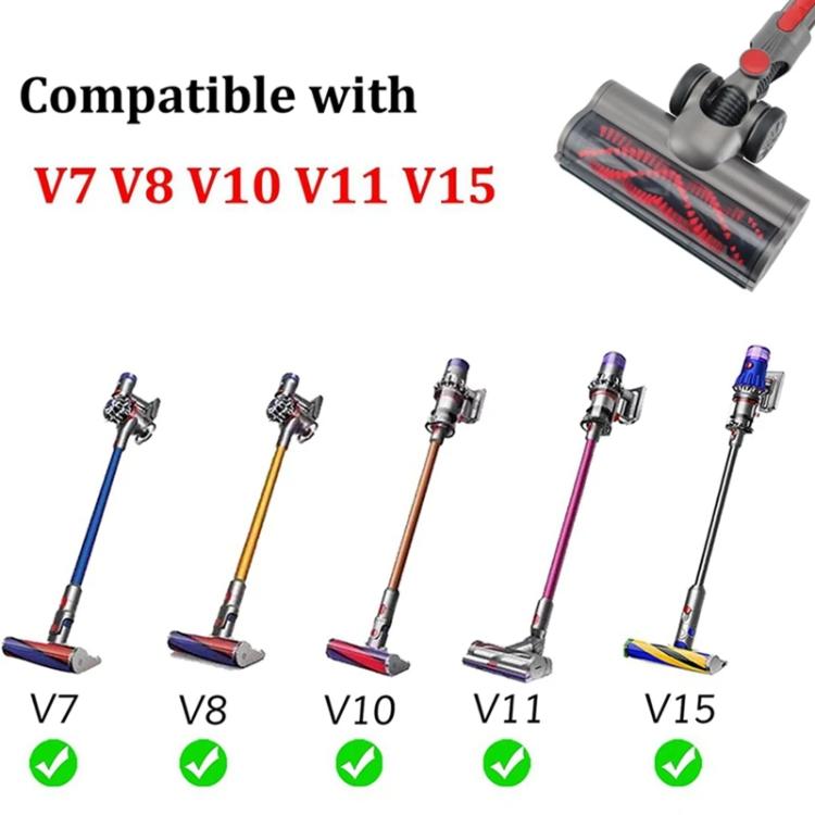 For Dyson V7 / V8 / V10 / V11 / V15 Vacuum Cleaner Floor Brush Carbon Fiber Attachment