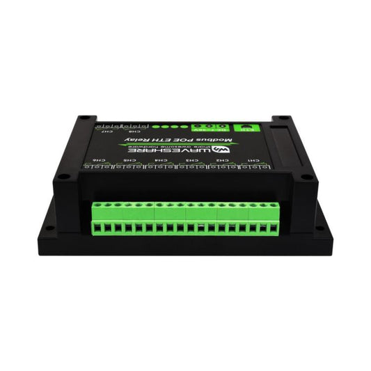 Waveshare 24964 Industrial 8-ch Ethernet Relay Module, PoE Port Communication