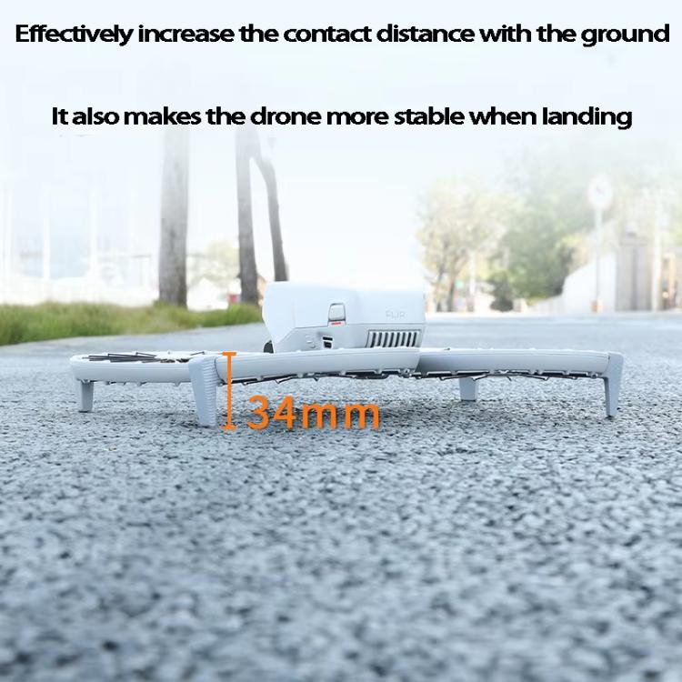 ملحقات حامل خلفي لمعدات الهبوط لطائرة DJI Flip بدون طيار، زوج واحد من معدات الهبوط