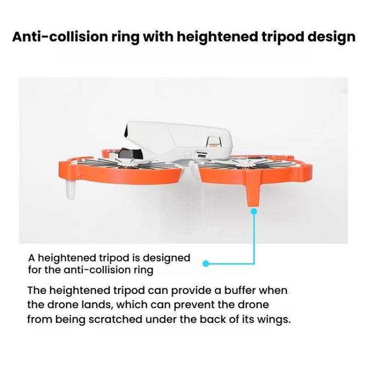 لطائرة DJI Flip بدون طيار مع حلقة مصد ثلاثية القوائم