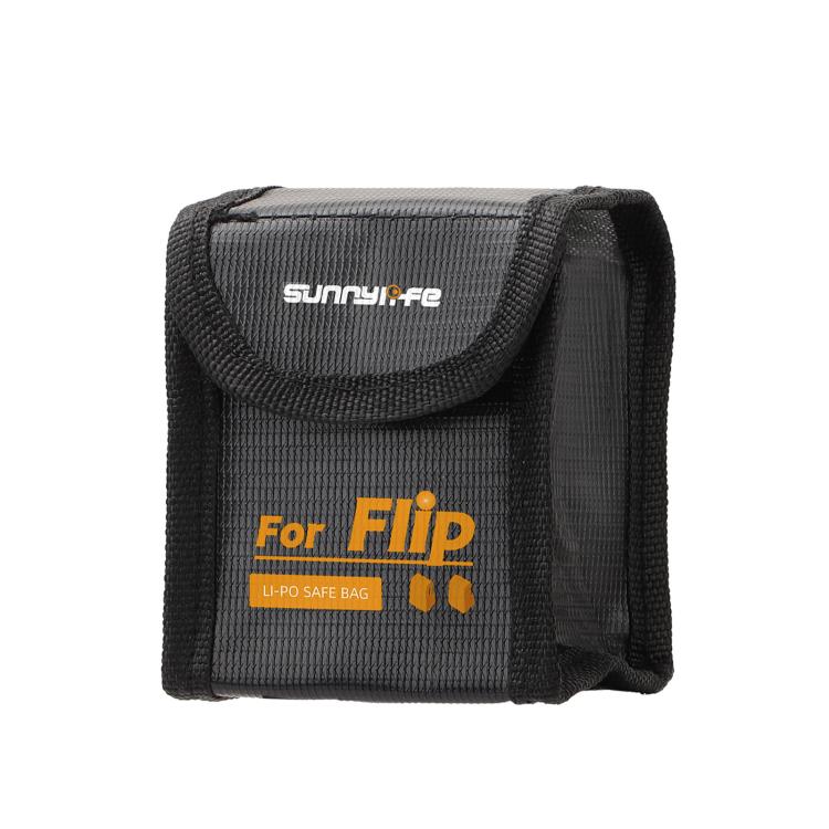 حقيبة تخزين آمنة مقاومة للانفجار من ليثيوم أيون لبطارية DJI Flip Sunnylife، حقيبة حماية مقاومة للهب، صغيرة (لبطارية واحدة)، متوسطة (لبطاريتين)، كبيرة (لبطاريتين)