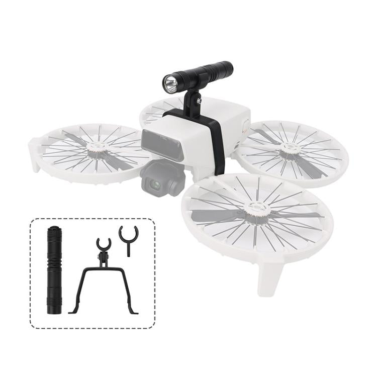 لـ DJI Flip CQT ضوء الطيران الليلي للطائرات بدون طيار LED حامل مصباح كشاف، ضوء الطيران الليلي