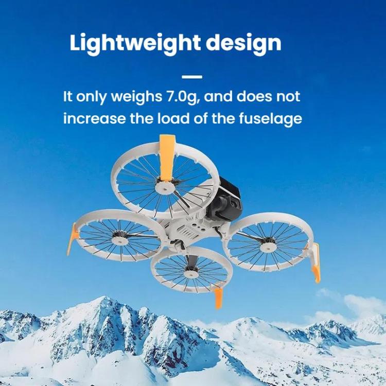 حامل معزز قابل للطي 4 في 1 للطائرة بدون طيار DJI Flip CQT، مقاوم للخدش والتآكل، دعامة واقية للهبوط