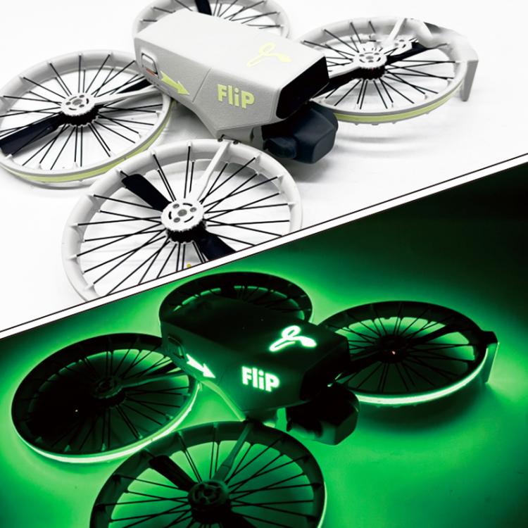 ملصقات مضيئة لطائرة DJI Flip CQT بدون طيار، ملصقات رائعة لجسم الطائرة المضيئة