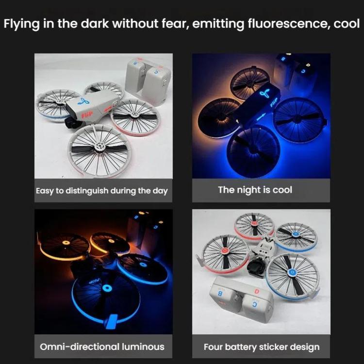 ملصقات مضيئة لطائرة DJI Flip CQT بدون طيار، ملصقات رائعة لجسم الطائرة المضيئة