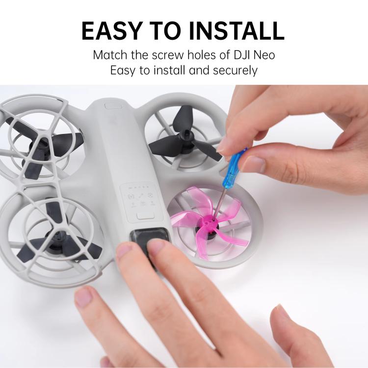 زوج واحد من شفرات مجداف سريعة الفك لطائرة DJI Neo RCSTQ بدون طيار ذات 5 شفرات