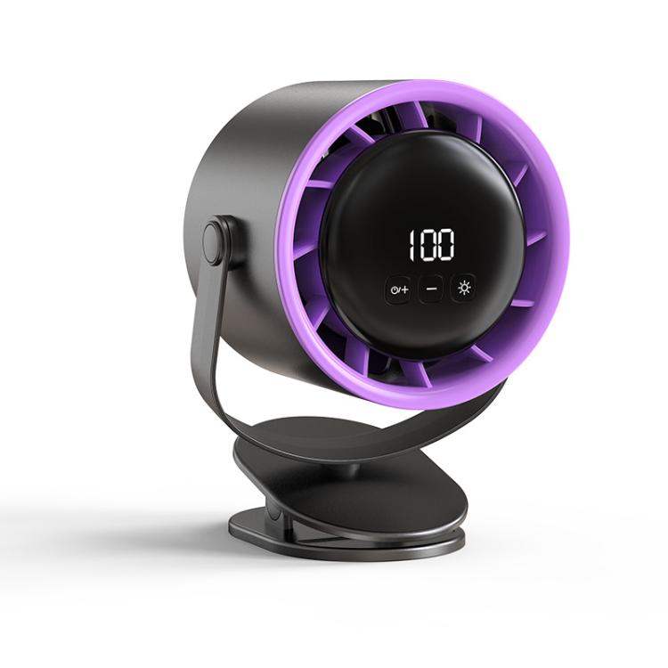 100-Gear High-Speed Circulating Fan Rechargeable Desktop Digital Display Turbo Wall-Mounted Fan