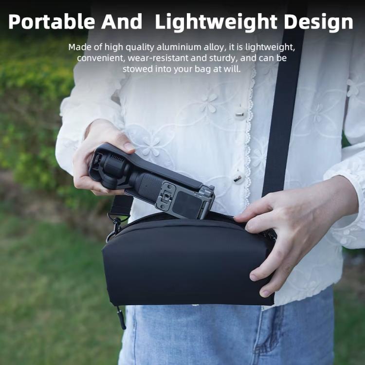 لـ DJI OSMO Pocket 3 BRDRC PO3005 حامل مشبك خلفي متعدد الوظائف بقاعدة مغناطيسية قابلة للتوسيع مع إطار ملحق، قاعدة مغناطيسية