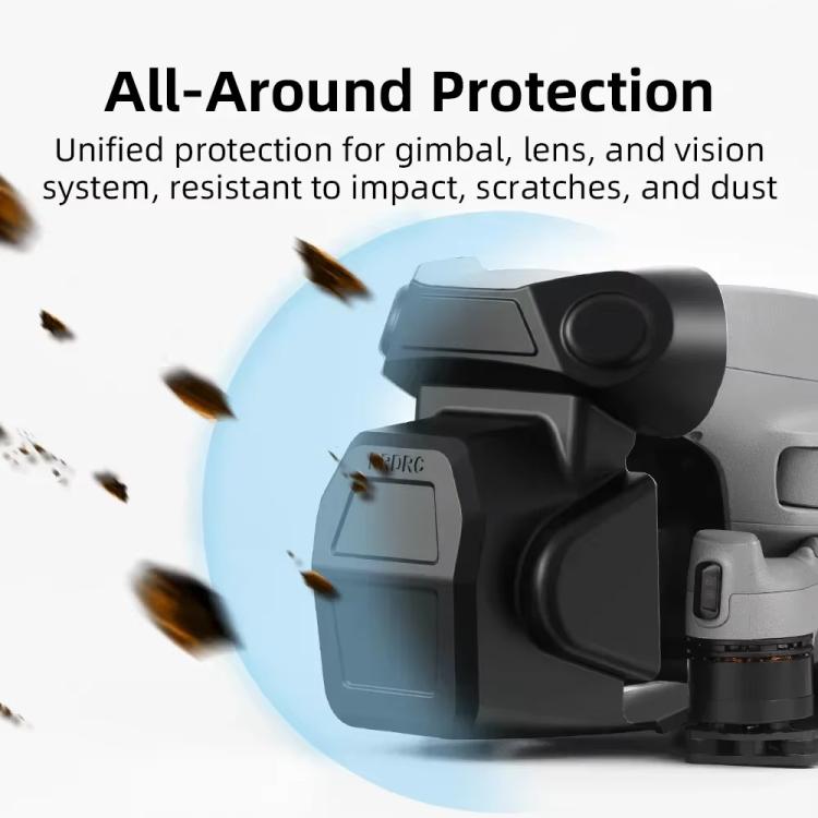 غطاء حماية عدسة BRDRC مقاوم للغبار ومضاد للصدمات ومشبك ثابت لكاميرا DJI Air 3S