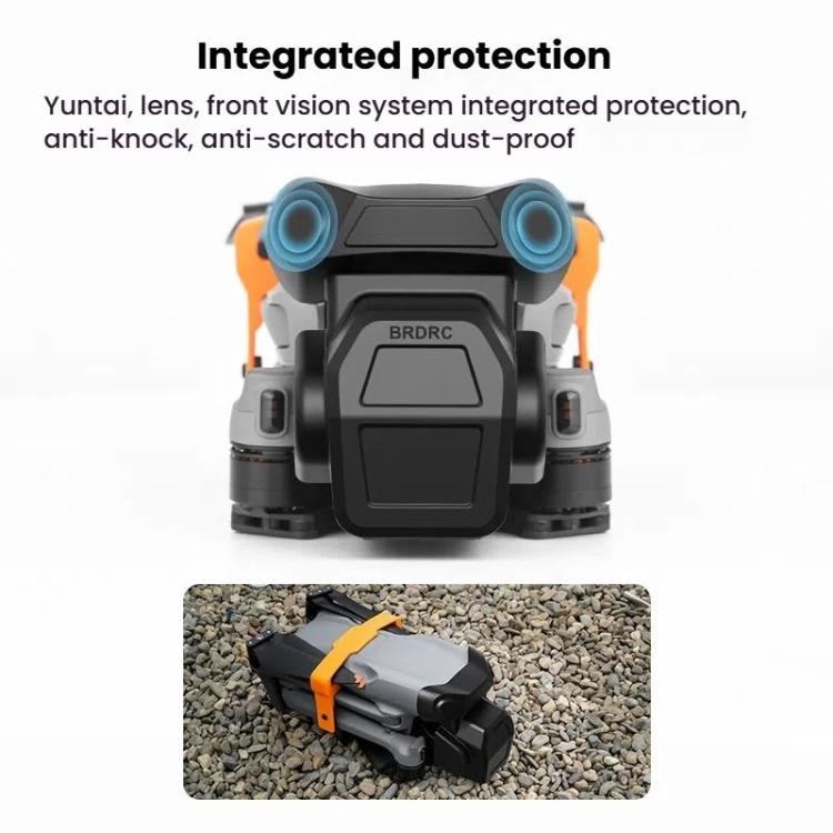 غطاء حماية عدسة BRDRC مقاوم للغبار ومضاد للصدمات ومشبك ثابت لكاميرا DJI Air 3S