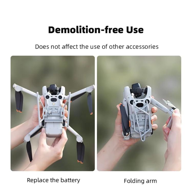 حامل تثبيت قابل للطي لمعدات الهبوط الداعمة لطائرة DJI Mini 4 Pro BRDRC