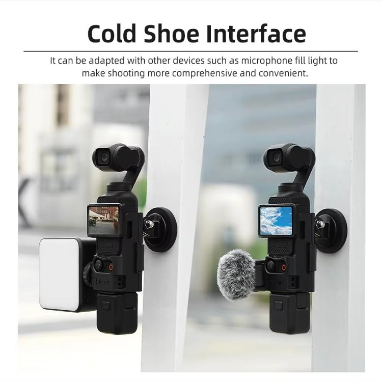 لـ DJI Osmo Pocket 3 Flymile حامل مغناطيسي بقاعدة ثابتة ومشبك خلفي ومحول إطار ملحقات، 4 قطع/مجموعة، 6 قطع/مجموعة