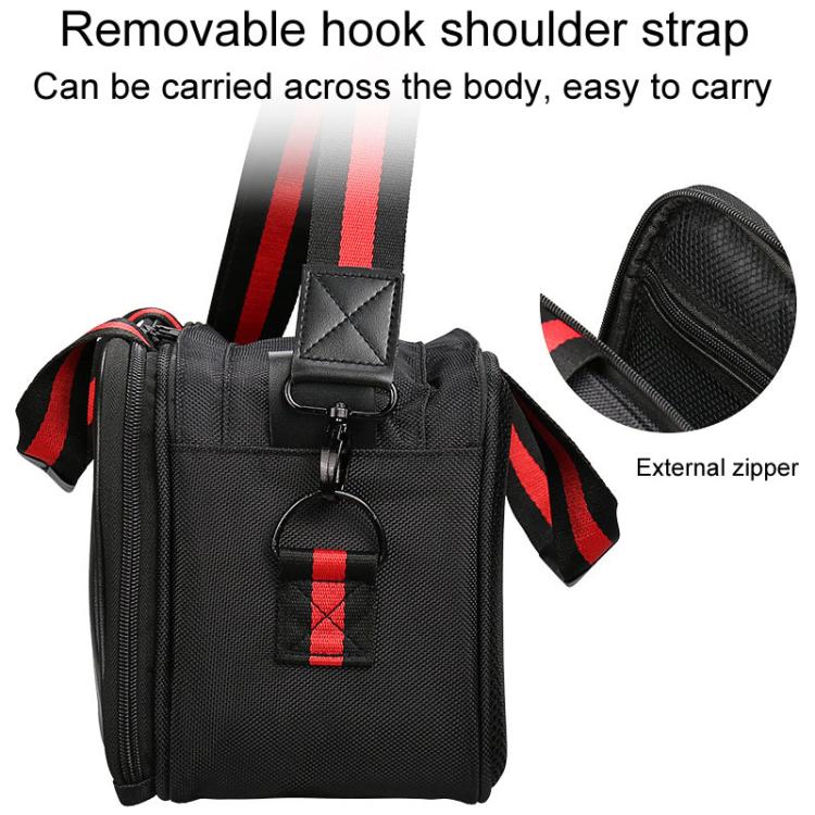 Fiber Optic Cold Splicing Tools Classification Storage Bag Optical Power Meter Red Light Pen Backpack Satchel, 25.5 x 14.5 x 20cm