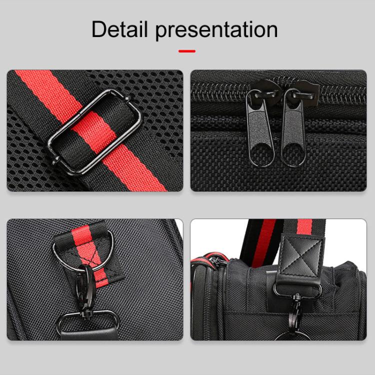Fiber Optic Cold Splicing Tools Classification Storage Bag Optical Power Meter Red Light Pen Backpack Satchel, 25.5 x 14.5 x 20cm