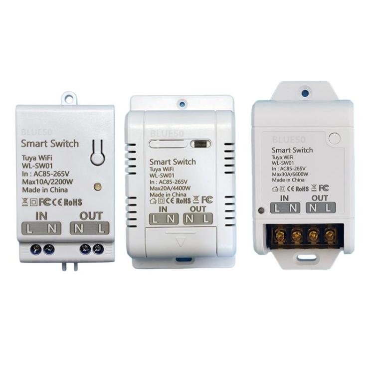 Tuya WiFi Smart Switch Supports Amazon ALEXA/Google HOME Voice Control, 10A, 20A, 30A