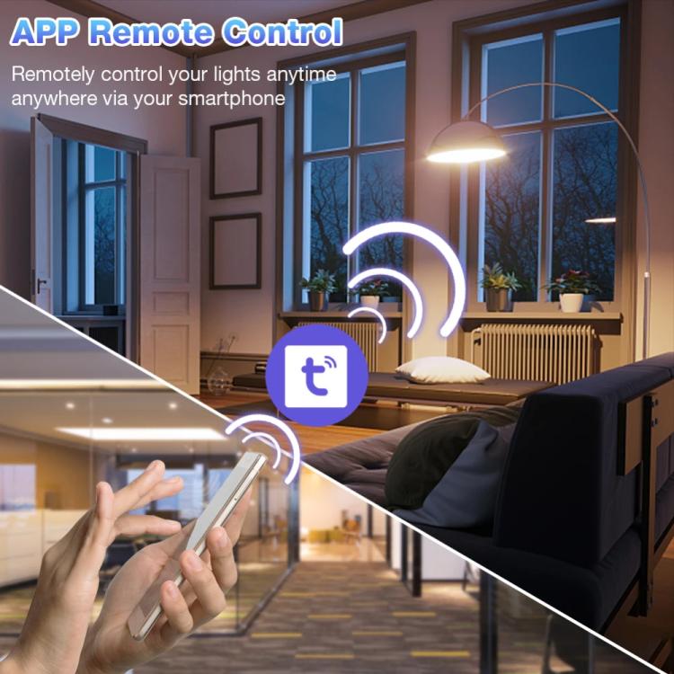 Tuya WiFi Smart Switch Supports Amazon ALEXA/Google HOME Voice Control, 10A, 20A, 30A
