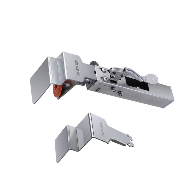 RUITOOL Stainless Steel Push Quick Drawer Clamp Adjustable Telescopic Woodworking Fixture Clamps, Small Bow Clip, Small Bow Clip + 1pc Big Bow Clip Plate