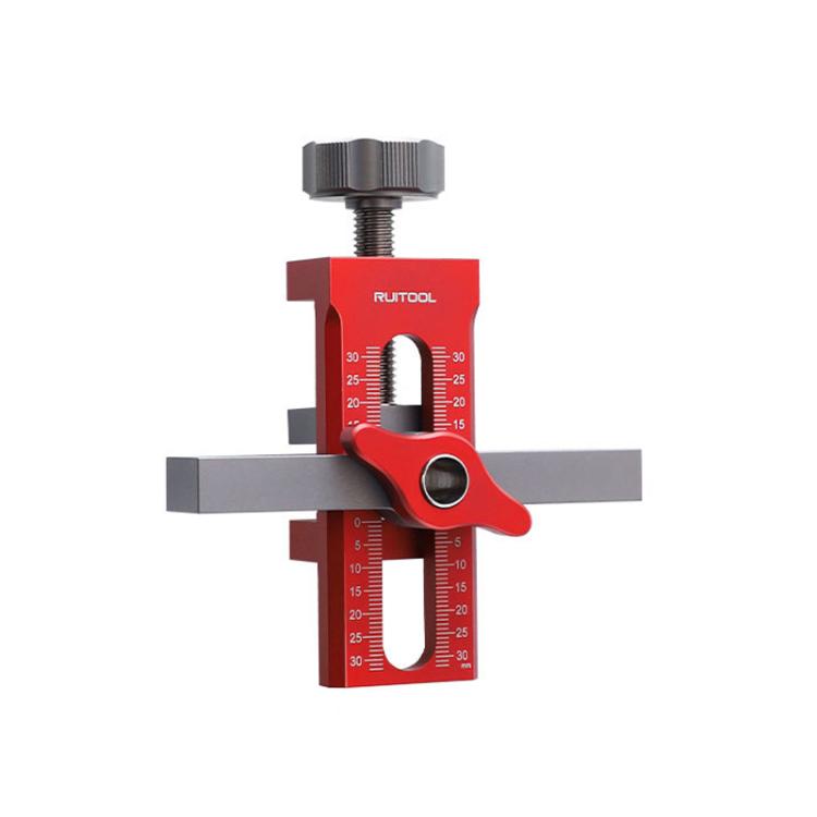 RUITOOL Cabinet Door Installation Locator Aids Adjustable Rebounder Punched Mounting Jig Leveling Device, With 10mm Drill + Brass Limit Ring, With 10mm Drill, With 6/8/10mm Drill Brass Limit Ring + 6/8mm Drill Sleeve, Without Drill
