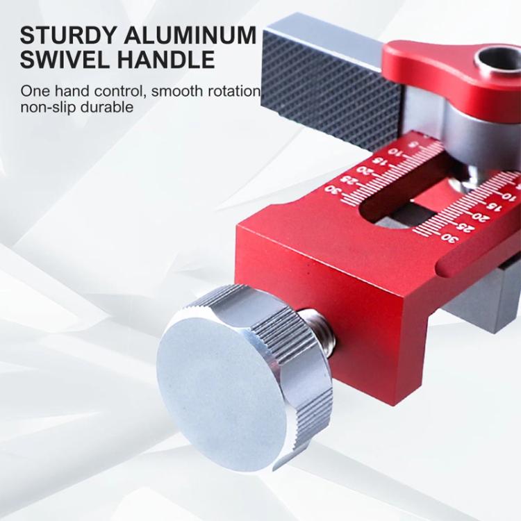 RUITOOL Cabinet Door Installation Locator Aids Adjustable Rebounder Punched Mounting Jig Leveling Device, With 10mm Drill + Brass Limit Ring, With 10mm Drill, With 6/8/10mm Drill Brass Limit Ring + 6/8mm Drill Sleeve, Without Drill