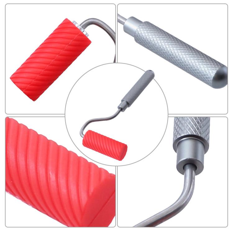 Glue Tray Brush Tool Silicone Case Roller Brush Reusable Paint Tray Woodworking Glue Container, RL-9217, ZH9217-1, ZH9217-2