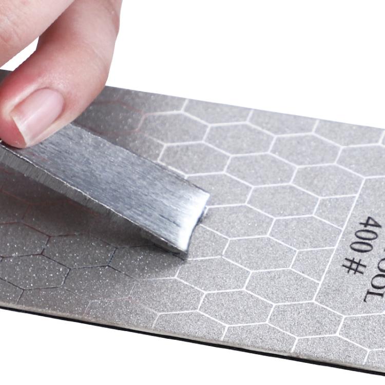 RUITOOL Emery Sharpening Disc Rectangular Diamond Honeycomb Knife Sharpener Household Polishing Tool, 200#, 400#, 1000#