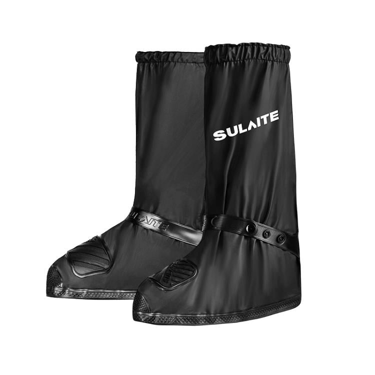 SULAITE Motorcycle Shoe Cover Thickened Anti-slip Wear-resistant Rain Shoes Outdoor Riding Adult Rain Boots, S, M, L, 2XL