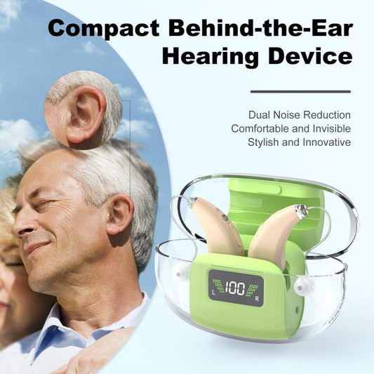 16-Channel Digital Hearing Aid Elderly Sound Amplifier With Digital Display Space Charging Box