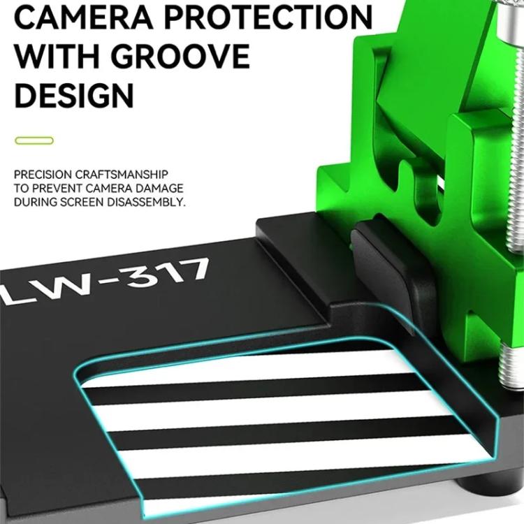 مجموعة إصلاح الشاشة بدون حرارة، فصل، إزالة كوب الشفط، تركيب كاميرا الشاشة، تركيب LW-317