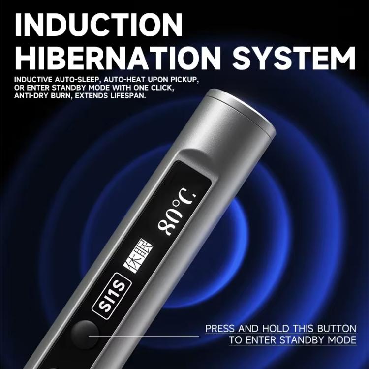Intelligent Soldering Iron 100W Automatic Sleeping Thermostat Repair Soldering Iron Pen, SI1S
