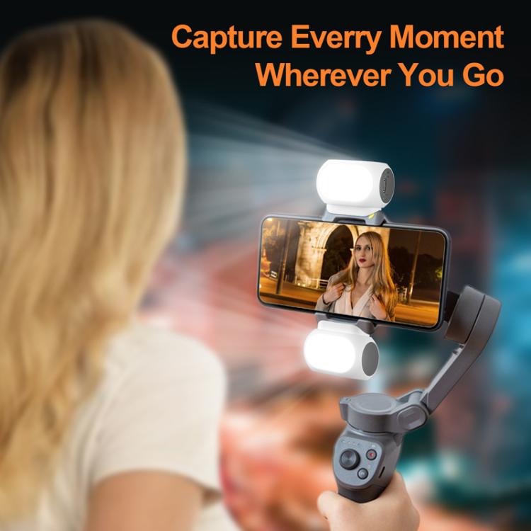 For DJI / Zhiyun Handheld Gimbal Stabilizer Fill Light Magnetic LED Photography Lamp Mobile Phone Fill Light