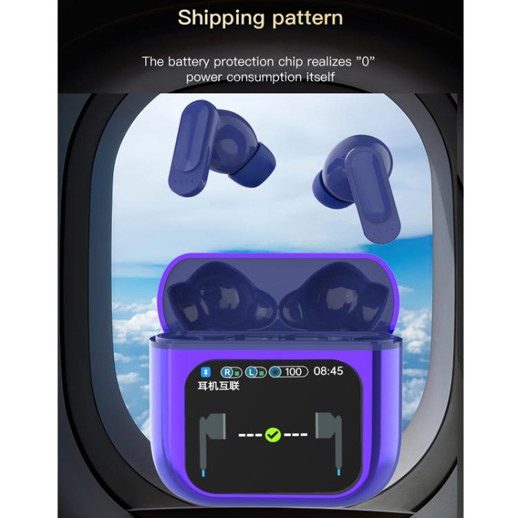 1.9 Inch TFT Full-Color Touchscreen Wireless 5.4 Earbuds ANC+ENC Noise Reduction In-Ear Sports Earphones