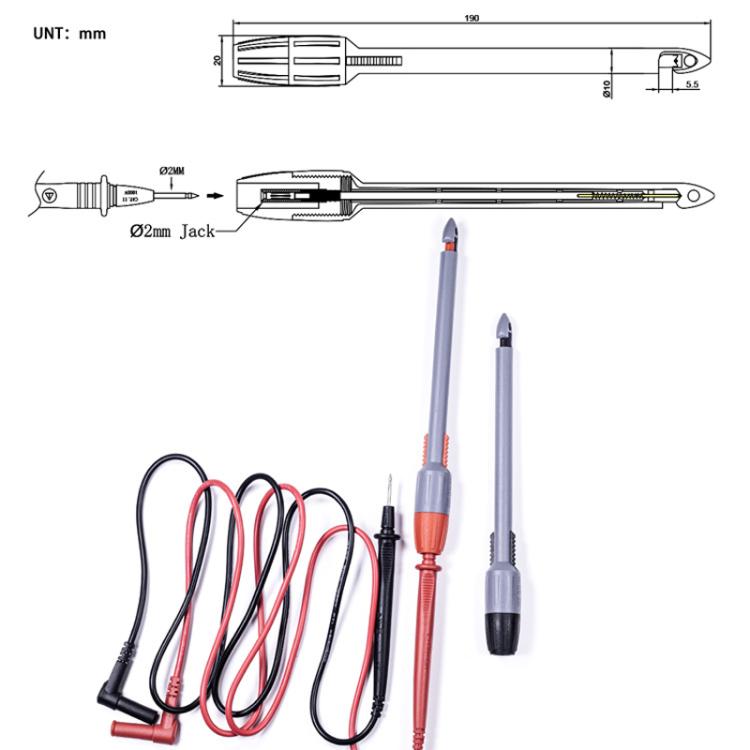 Banana Plug Multimeter Non-Destructive Piercing Probe