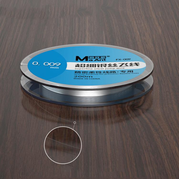 200m Mobile Phone Motherboard Precision Repair Flying Wire, MaAnt FX-001 0.01mm, MaAnt FX-002A 0.02mm Insulated, MaAnt FX-002 0.02mm Uninsulated, FX-009 0.009mm