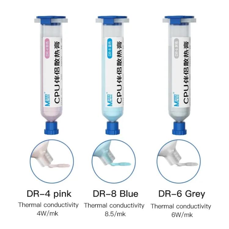 MaAnt Thermal Conductive Silicone Grease CPU Thermal Grease Computer Graphic Card Cooling Universal Thermal Conductive, DR-4, DR-6, DR-8